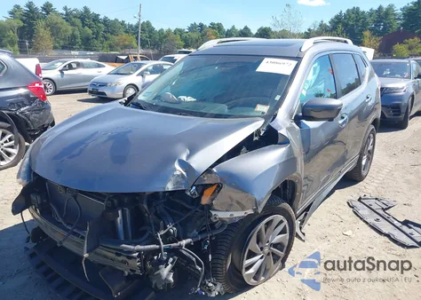 2016 Nissan Rogue Sl из США, поврежденный, VIN 5N1AT2MV9GC766441